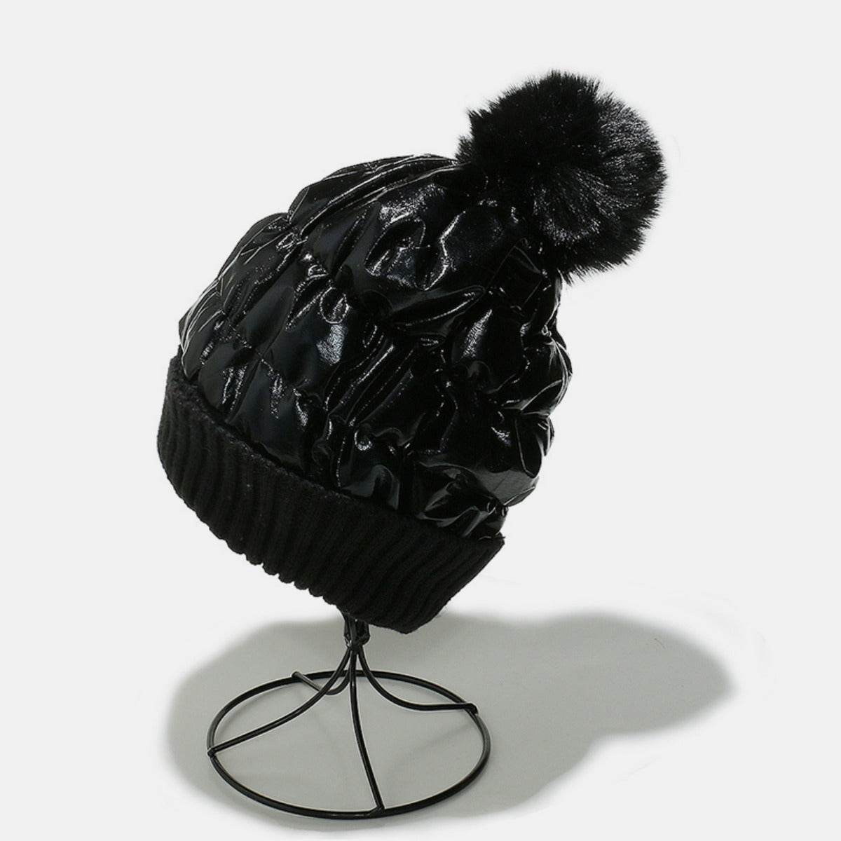 Thermal Knit Hat with Pompom - Hovatok