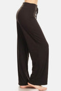 Leggings Depot High Waist Drawstring Wide Leg Pants - Hovatok
