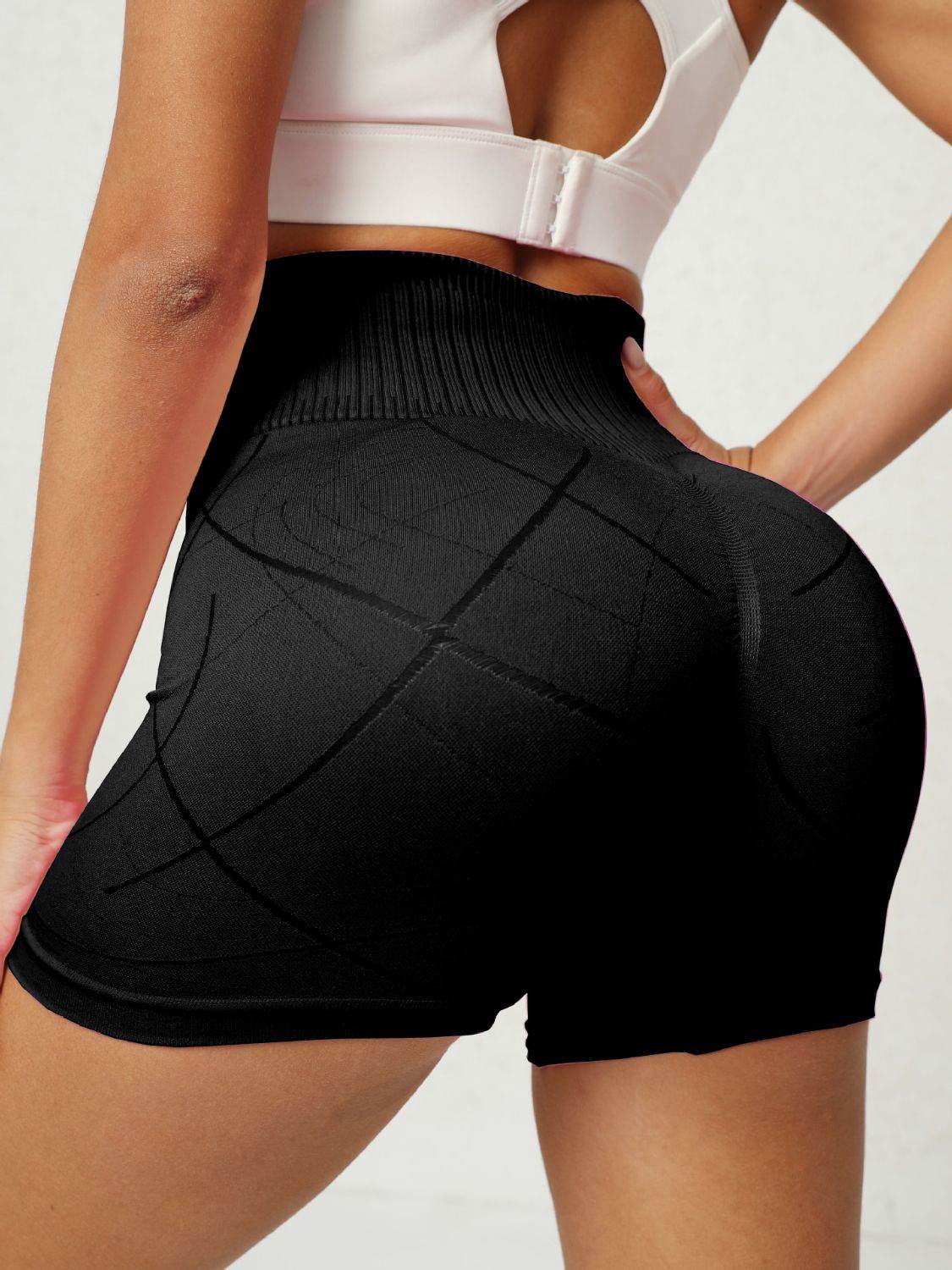 High Waist Active Shorts - Hovatok