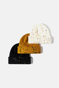 Confetti Rib-Knit Cuff Beanie - Hovatok