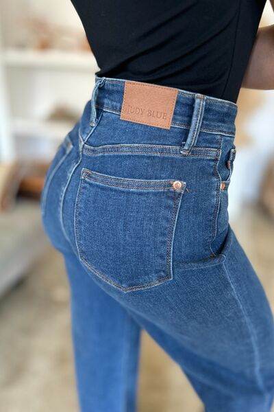 Judy Blue Full Size High Rise Straight Jeans - Hovatok