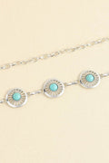 Vintage Turquoise Alloy Belt - Hovatok