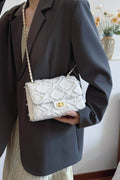 Raw Hem Denim Crossbody Bag - Hovatok