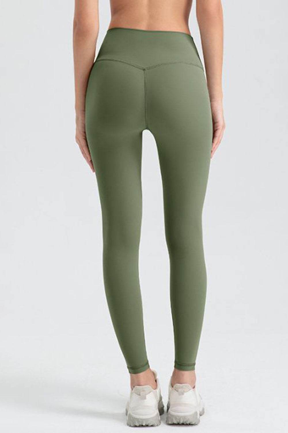 Wide Waistband Sport Leggings - Hovatok