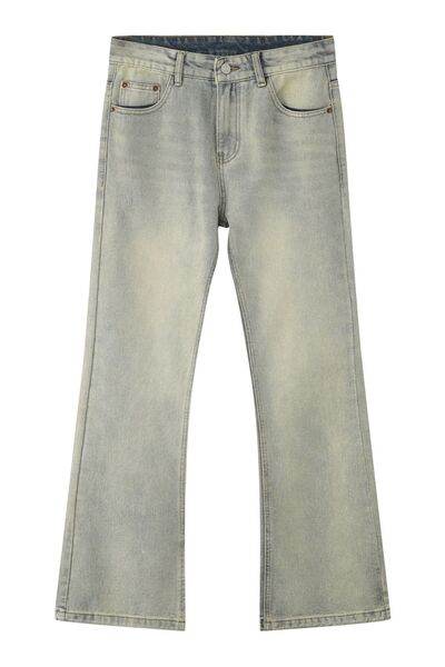 Mid Rise Jeans with Pockets - Hovatok