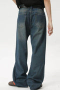 Men's Mid Rise Straight Leg Jeans - Hovatok