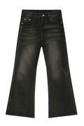 Men's Clean Fit Bootcut Jeans with Pockets - Hovatok