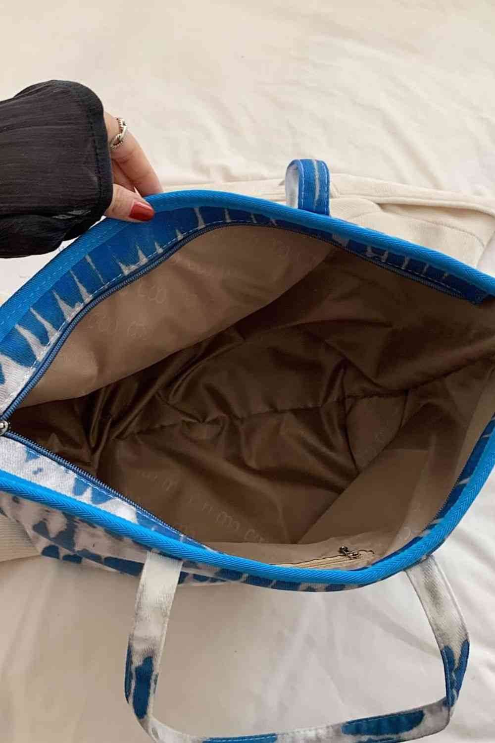 Printed PU Leather Tote Bag - Hovatok