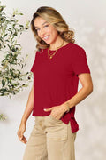 Basic Bae Full Size Round Neck Short Sleeve T-Shirt - Hovatok