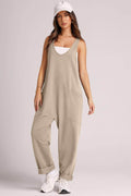 Lovelet Wide Strap Jumpsuit with Pockets - Hovatok