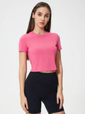 Millennia Round Neck Short Sleeve Active T-Shirt - Hovatok