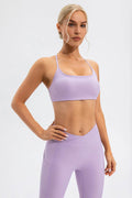 Crisscross Spaghetti Strap Active Cami - Hovatok