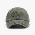 Embroidered Letter Cotton Baseball Cap - Hovatok