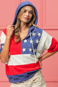BiBi American Flag Theme Hoodie - Hovatok