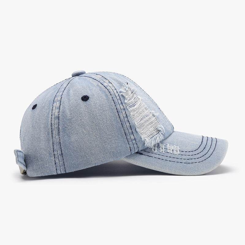 Distressed Cotton Baseball Cap - Hovatok