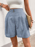 Perfee Frill Shorts with Pockets - Hovatok