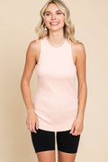 Culture Code Ribbed Round Neck Tank - Hovatok
