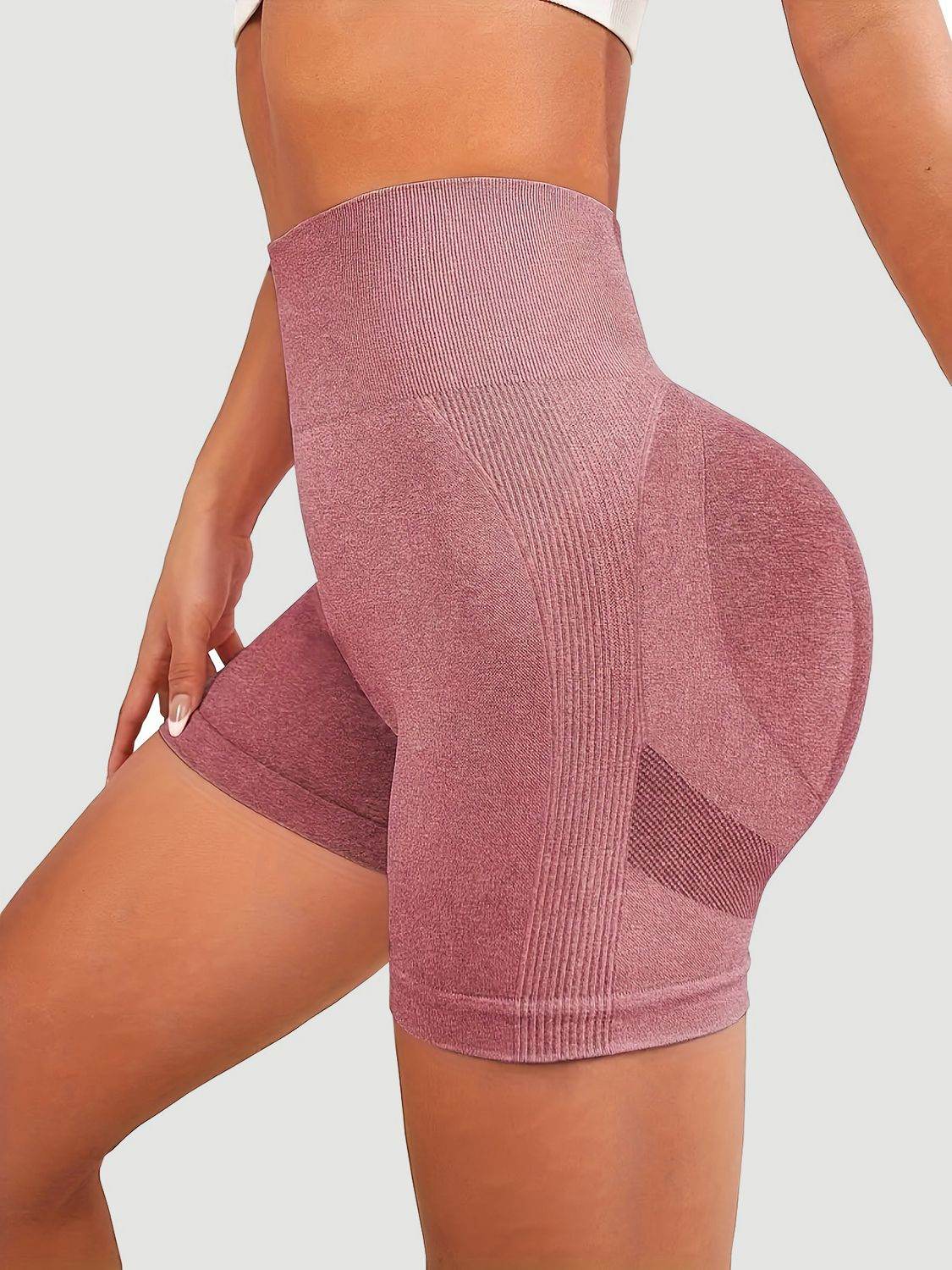 High Waist Active Shorts - Hovatok