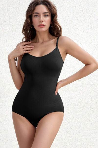Basic Bae Full Size Scoop Neck Butt Lifting Bodysuit - Hovatok