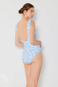 Marina West Swim Full Size Float Ruffle Faux Wrap One-Piece Swimsuit - Hovatok