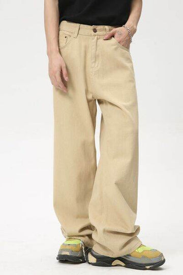 Wide Leg Jeans with Pockets - Hovatok