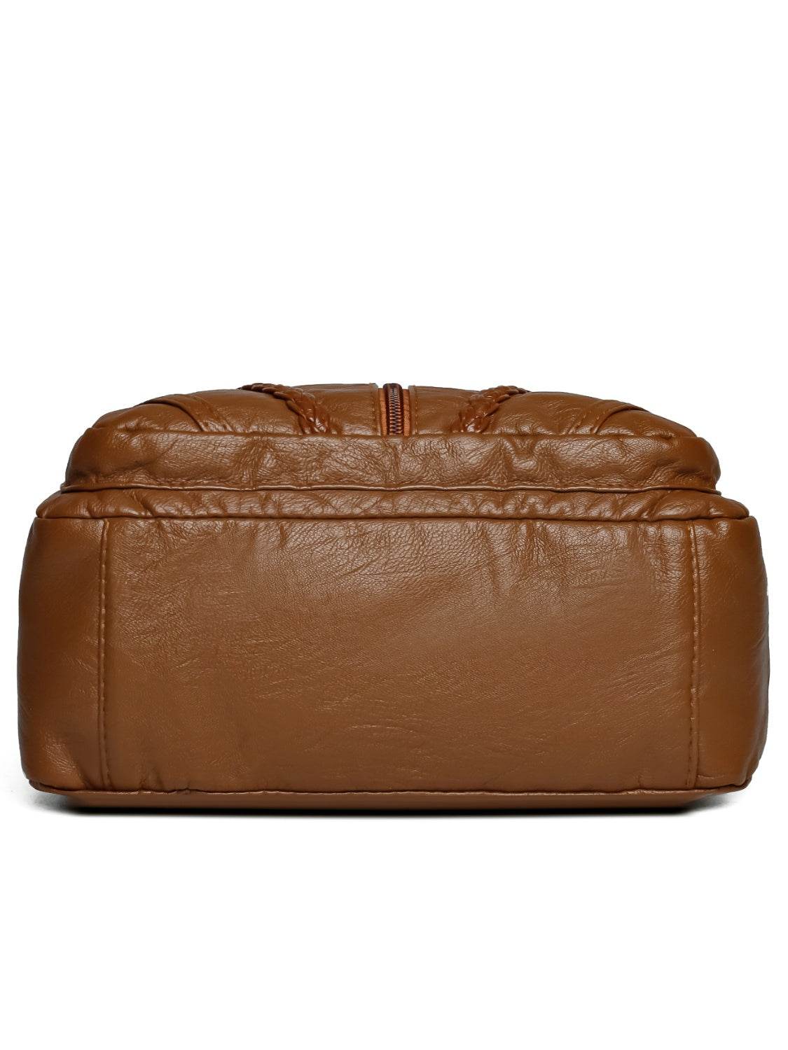 Adjustable Strap PU Leather Shoulder Bag - Hovatok