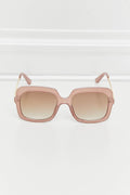 Square Metal-Plastic Hybrid Temple Sunglasses - Hovatok