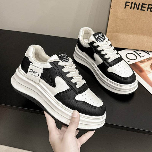 Contrast Platform Sneakers - Hovatok