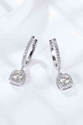 Adored Moissanite Huggie Drop Earrings - Hovatok