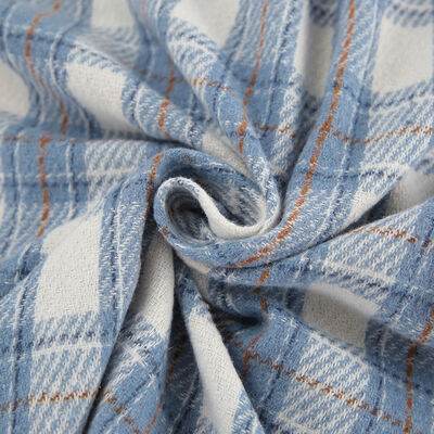 Plaid Button Up Long Sleeve Jacket - Hovatok