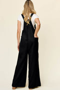 Double Take Full Size Texture Wide Strap Wide Leg Overall - Hovatok
