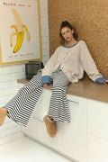 Annie Wear Contrast Trim Button Down Raglan Sleeve Cardigan - Hovatok
