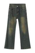 Decorative Seam Jeans with Pockets - Hovatok