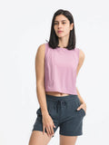 Millennia Round Neck Cropped Active Tank - Hovatok