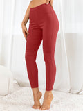Ribbed Detail Leggings - Hovatok