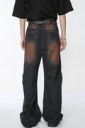 Wide Leg Jeans with Pockets - Hovatok