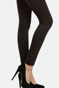 Yelete Seamless High Waist Fleece Leggings - Hovatok
