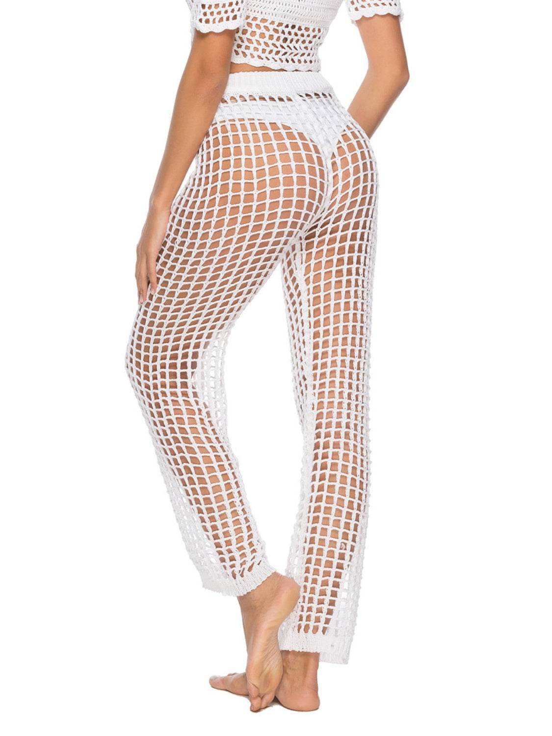 Cutout High Waist Swim Pants - Hovatok