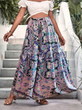 Printed Maxi Skirt - Hovatok