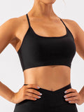 Spaghetti Strap Active Bra - Hovatok