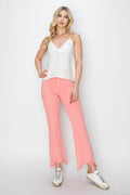 RISEN Raw Hem Bootcut Jeans with Pockets - Hovatok