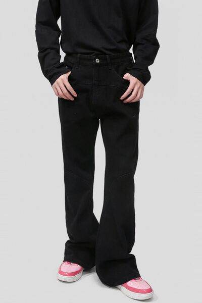 Mid Rise Jeans with Pockets - Hovatok