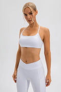 Crisscross Spaghetti Strap Active Cami - Hovatok