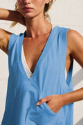 Side Slit V-Neck Tank - Hovatok