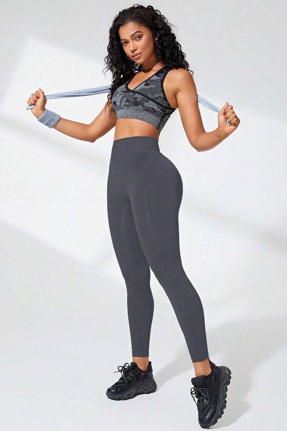 High Waist Active Leggings - Hovatok