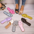 PU Leather Flat Sandals - Hovatok