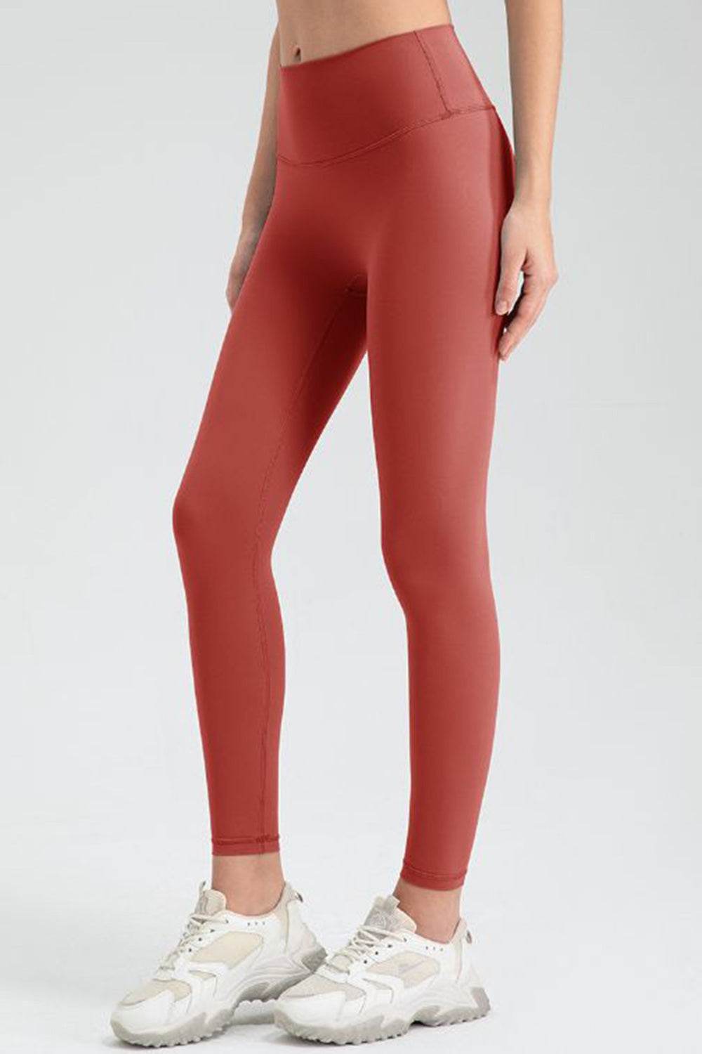 Wide Waistband Sport Leggings - Hovatok