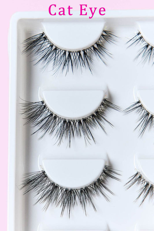 SO PINK BEAUTY Faux Mink Eyelashes 5 Pairs - Hovatok