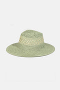 Fame Contrast Wide Brim Straw Hat - Hovatok
