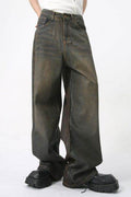 Wide Leg Men's Jeans with Pockets - Hovatok